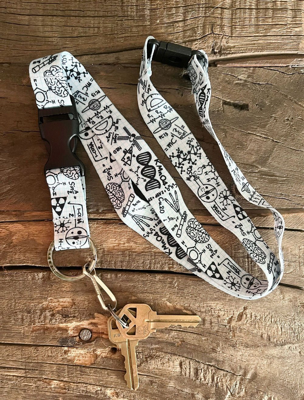 Graphing Paper STEM Lanyard with Breakaway - 3 - Limeloot