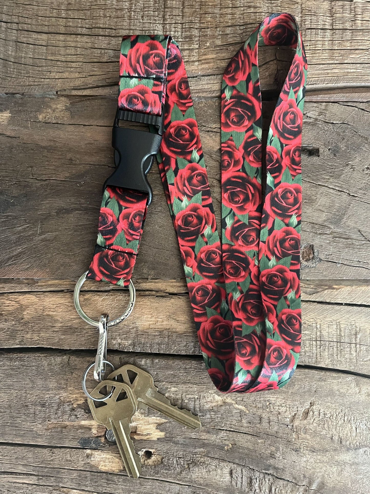 Red Roses Lanyard - 4 - Limeloot