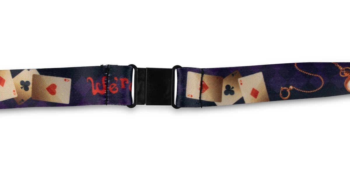 Alice in Wonderland We are All Mad Here Lanyard - 4 - Limeloot