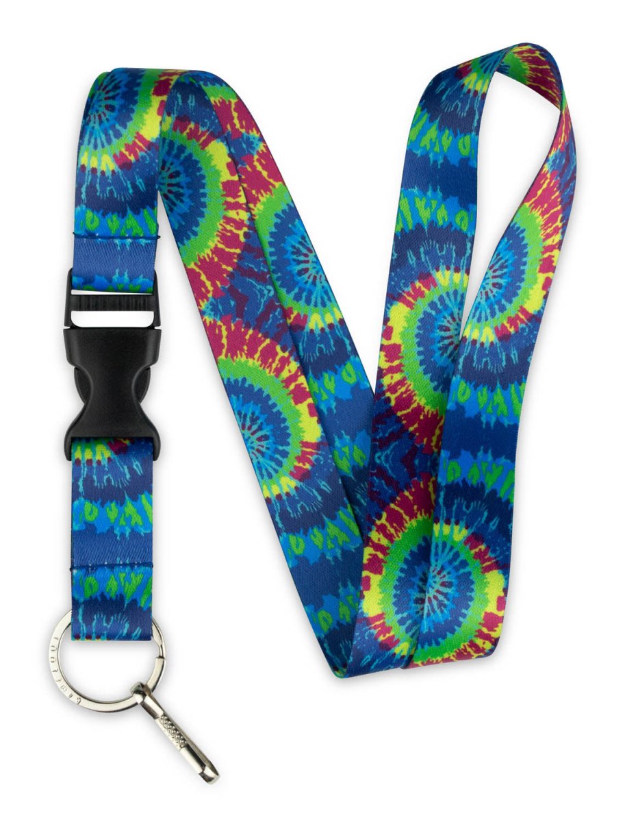 Dark Tie Dye Lanyard - 1 - Limeloot