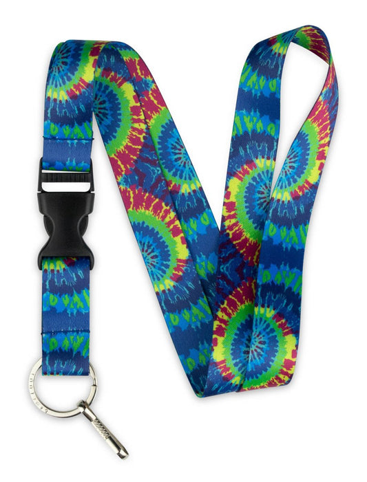 Dark Tie Dye Lanyard - 1 - Limeloot