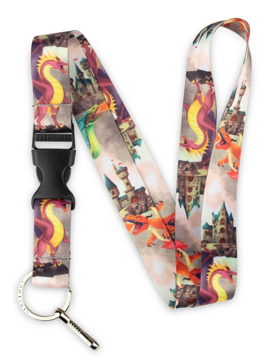 Dragons and Castles Lanyard - 1 - Limeloot