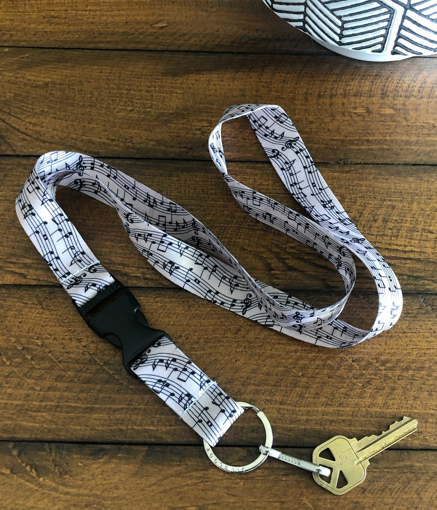 Music Notes Lanyard