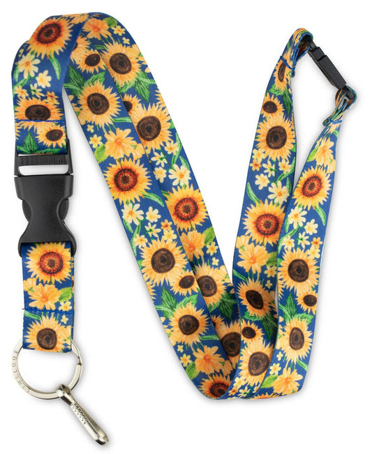 Sunflowers Lanyard with Breakaway - 1 - Limeloot