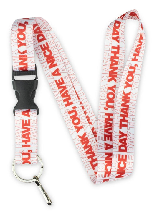 Thank You Have a Nice Day Lanyard - 1 - Limeloot
