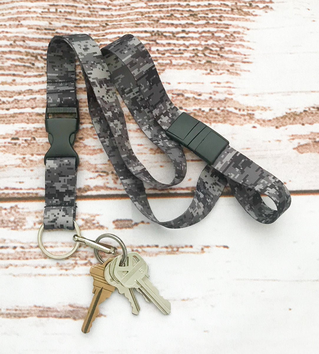 Urban Digital Camo Lanyard with Breakaway Clasp - 2 - Limeloot