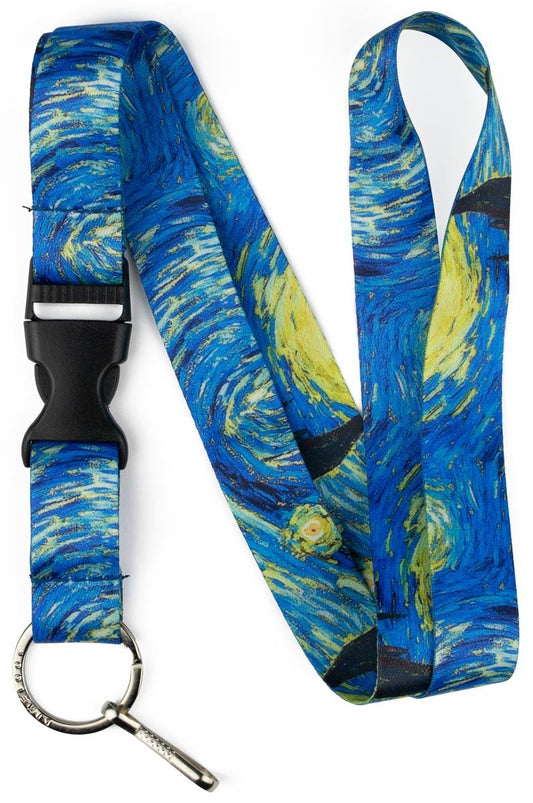 Van Gogh Starry Night Lanyard - 1 - Limeloot