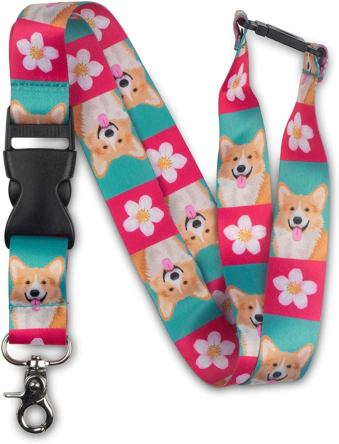 Dog Breed Wide Lanyards - Limeloot