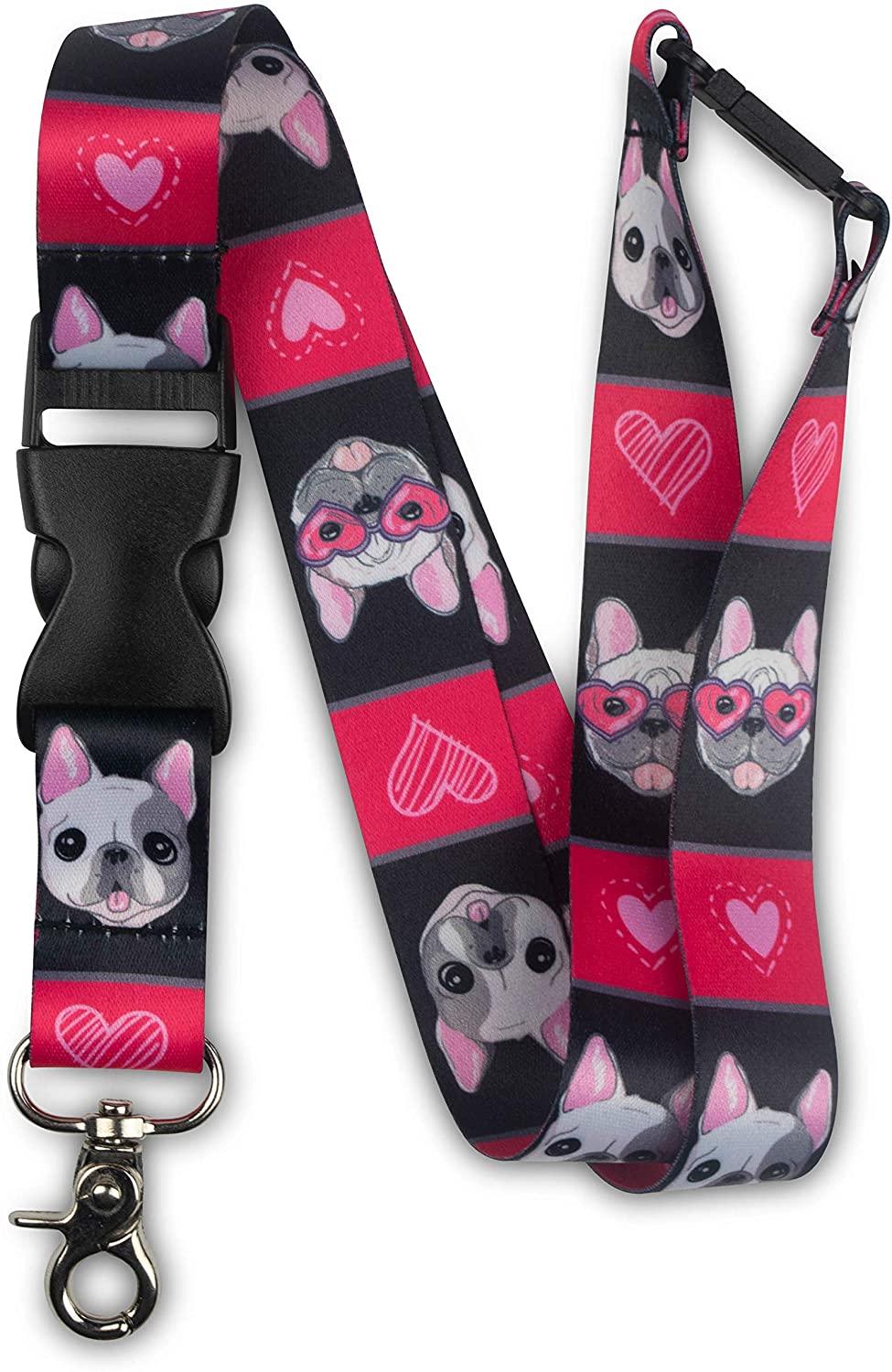 Dog Breed Wide Lanyards - Limeloot