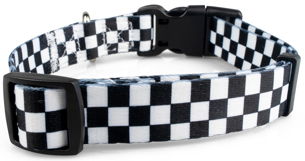 Checkered Dog Collar