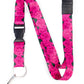 Pink Roses Premium Lanyard - Limeloot