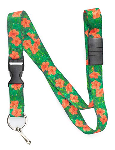 Tropical Hibiscus Lanyard